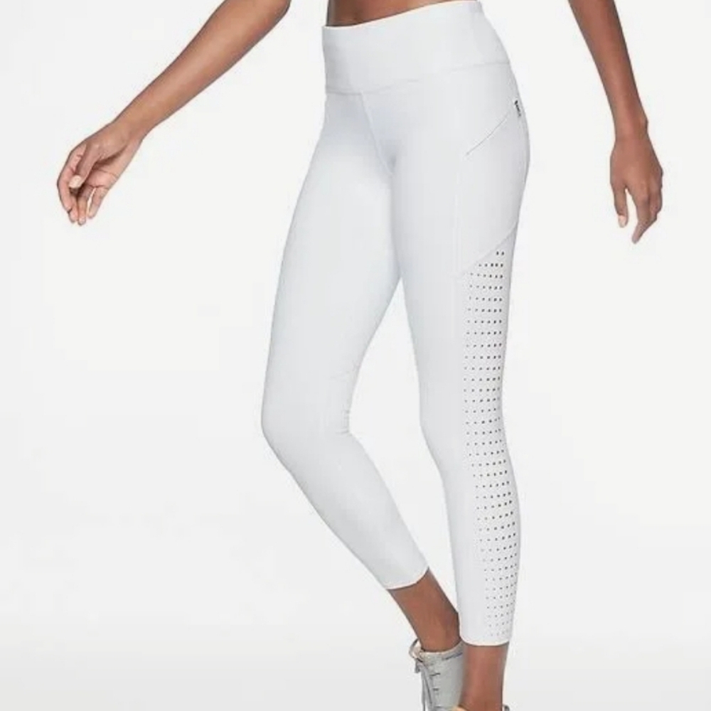 Athleta Contender Laser cut 7/8 tights M - Picture 2 of 11